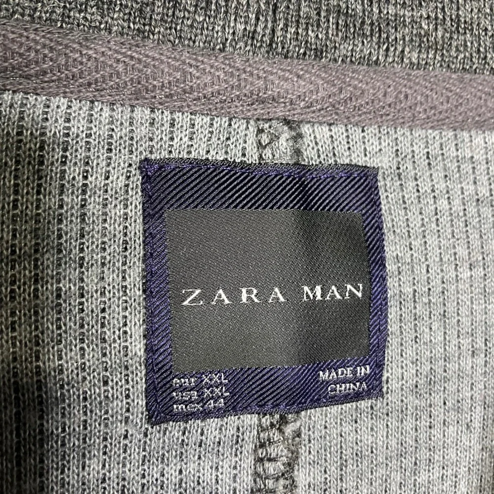 Zara man gray soft blazer size XXL business‎ casual preppy dark academia trendy